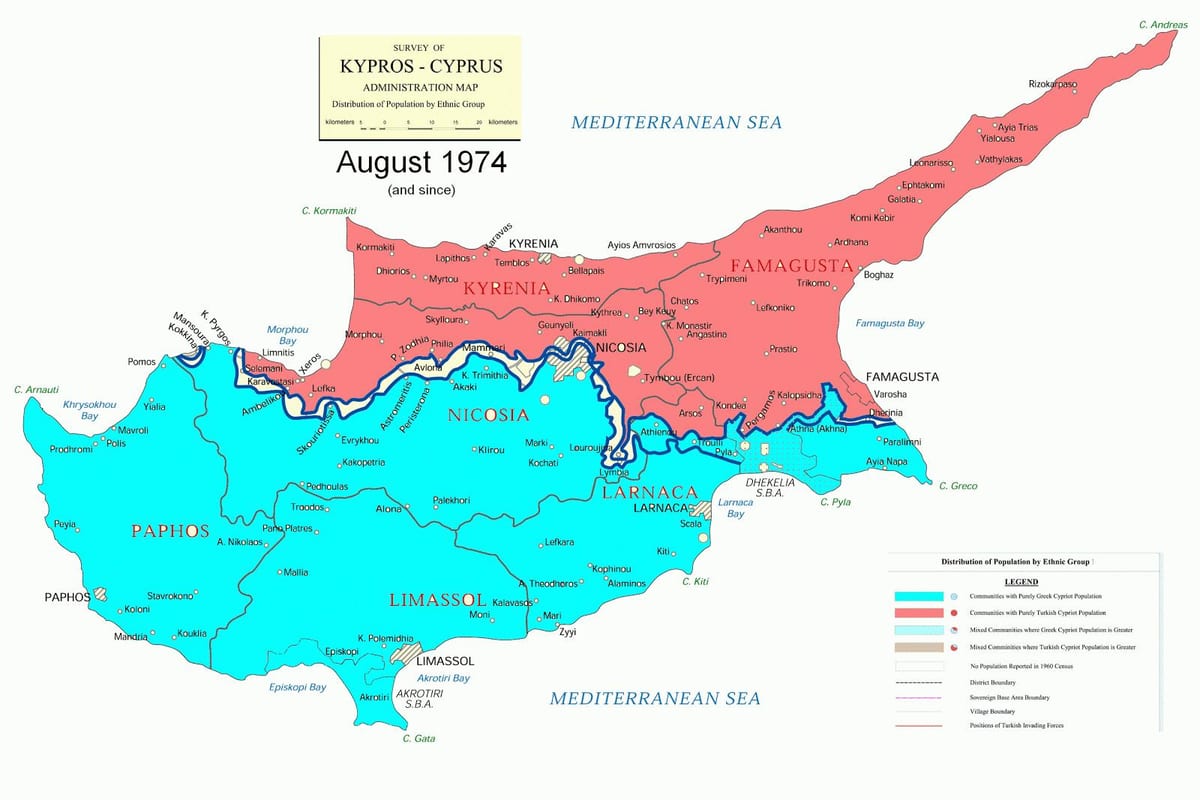 რუკა კვიპროსი განყოფილება