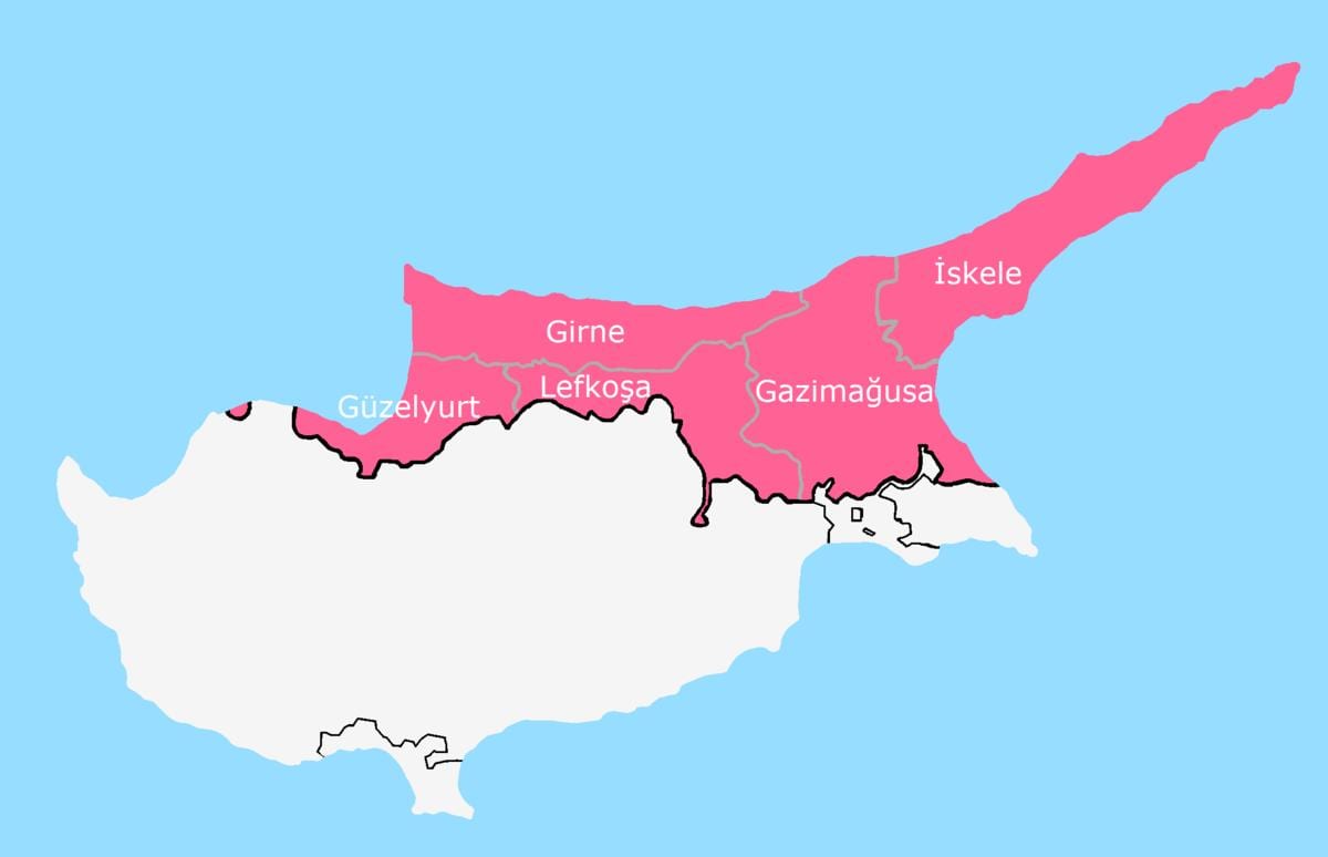 რუკა კვიპროსი იყოფა