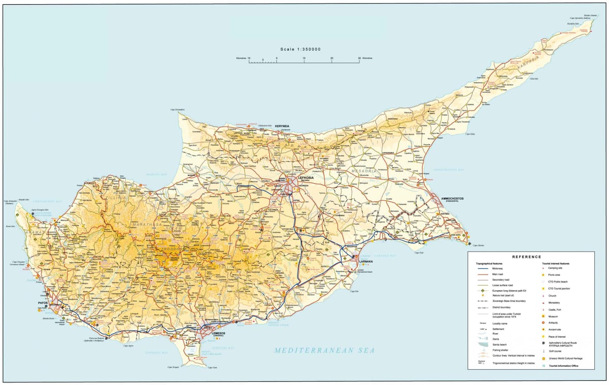 რუკა e4 კვიპროსი