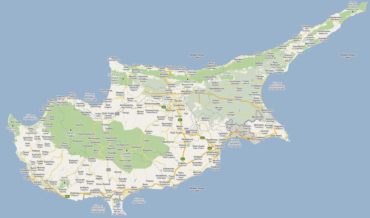 ქუჩის რუკა peyia კვიპროსი