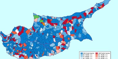 რუკა კვიპროსი ეთნიკური