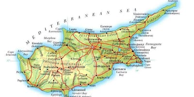 რუკა lapta ჩრდილოეთ კვიპროსის
